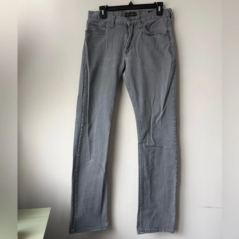 Lot of 2 Bullhead Jeans in Khaki and Gray Slim Fit 30/32